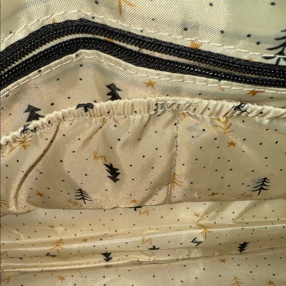 Lug Festive Black Crossbody Bag with Snowman Design - Picture 2 of 6